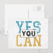 Ja U kunt Briefkaart (Voorkant / Achterkant)