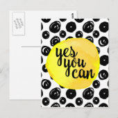 Ja U kunt een offerte indienen Briefkaart (Voorkant / Achterkant)