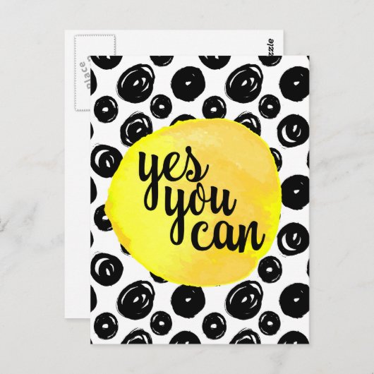 Ja U kunt een offerte indienen Briefkaart (Voorkant / Achterkant)