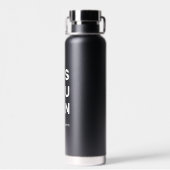 Ja u kunt gepersonaliseerde naam Workout Gym Waterfles (Achterkant)