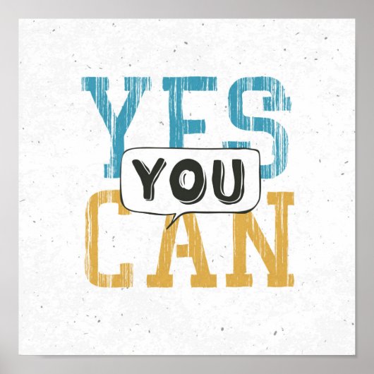 Ja U kunt Poster (Voorkant)