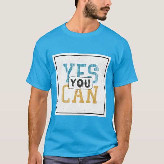 Ja U kunt T-shirt (Voorkant)