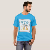 Ja U kunt T-shirt (Voorkant volledig)
