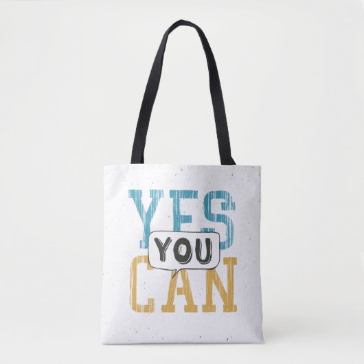 Ja U kunt Tote Bag (Voorkant)