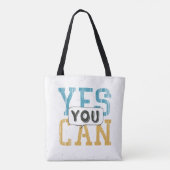 Ja U kunt Tote Bag (Achterkant)