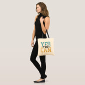 Ja U kunt Tote Bag (Voorkant (model))