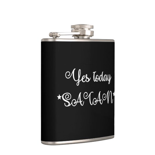 Ja, vandaag de satan Flask Heupfles (Rechts)