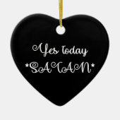 Ja Vandaag het Satan Ceramic Ornament (Voorkant)