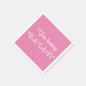 Ja Vandaag is er Satan Cocktail Napkin Servet (Hoek)