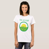 Ja VeGan! T-shirt (Voorkant volledig)