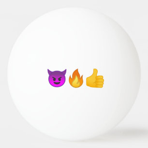 Ja, verdomme. Emoji 3-Star Ping Pong Ball
