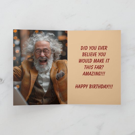 JA, VERJAARDAG KAART (Binnen)