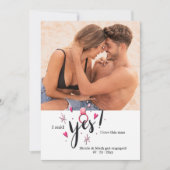 Ja Verloving Aankondiging foto (Voorkant)