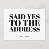 Ja verzonden aan de nieuwe eigenaar van het Adres Briefkaart (Voorkant)