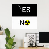 "JA" VOOR SCHONE ENERGIE POSTER (Thuiskantoor)