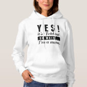 Ja, vrijdag hoodie (Voorkant)
