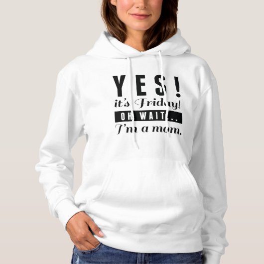 Ja, vrijdag hoodie (Voorkant)