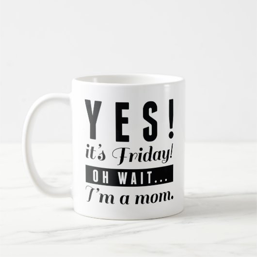 Ja, vrijdag koffiemok (Links)