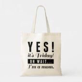 Ja, vrijdag tote bag (Achterkant)
