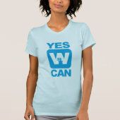 JA VROUW KAN T-SHIRT (Voorkant)