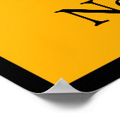 Ja Warrants Geen Maskers Poster (Hoek)