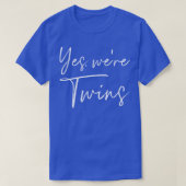 Ja was tweeling t-shirt (Design voorkant)