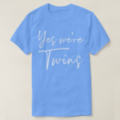 Ja was tweeling t-shirt (Design voorkant)