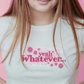 Ja wat dan ook... in rood T-shirt