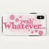 "Ja, wat dan ook" rode & witte telefoonbehuizing Case-Mate iPhone Case (Achterkant (horizontaal))