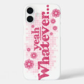 "ja wat dan ook" rood & wit iphone hoesje (Achterkant)