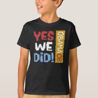 Ja, we deden T-shirt