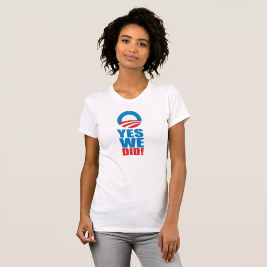 JA WE DID T-shirt (Voorkant volledig)