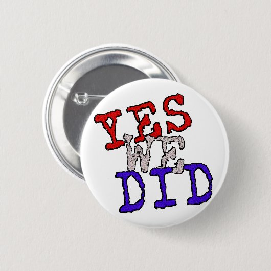 Ja, we hebben Button gedaan. (Voorkant /achterkant)