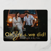 Ja, we hebben Elope Folie Uitnodiging (Voorkant)