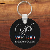 JA we hebben Obama bereikt - Sleutelhanger (Voorkant)