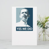 Ja, we hebben Poster 1 Briefpapier (Staand voorkant)