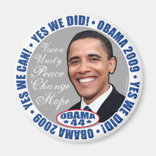 Ja, we hebben President Obama Magnet gedaan