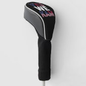 Ja We Kam Citeren Quote Golfheadcover (Schuin)