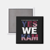 Ja We Kam Citeren Quote Magneet (Voorkant / Achterkant)