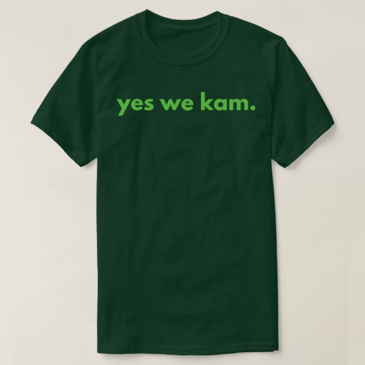 Ja, we Kam Green Limoen T-shirt (Design voorkant)
