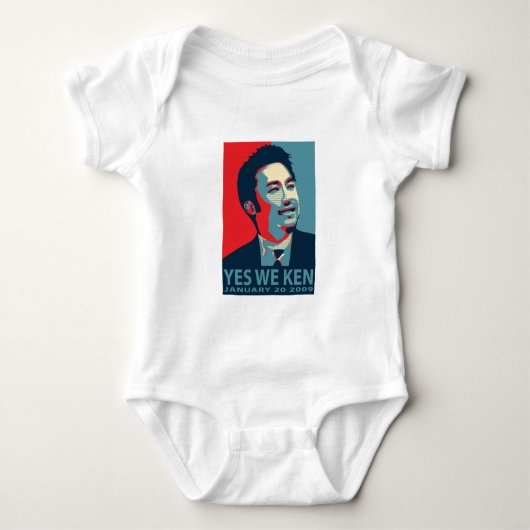 Ja We Ken (Obama) - Baby Sleeper - Gepersonaliseer Romper (Voorkant)