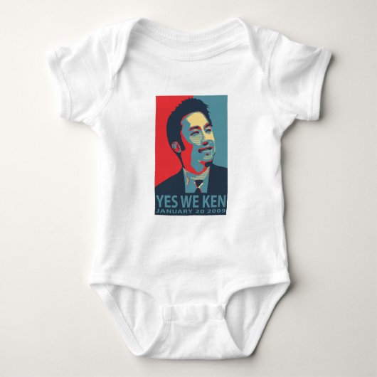 Ja We Ken (Obama) - Baby Sleeper - Gepersonaliseer Romper (Voorkant)