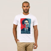 Ja We Ken (Obama) - Witte T-shirt - Gepersonalisee (Voorkant volledig)