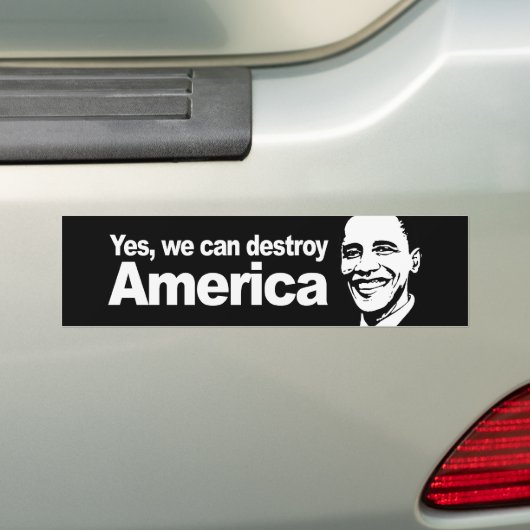 Ja, we kunnen Amerika Bumpersticker vernietigen (Op auto)