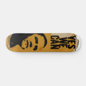 JA WE KUNNEN - BARACK OBAMA Stencil Cardboard sk8 Persoonlijk Skateboard (Horizontaal)