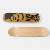 JA WE KUNNEN - BARACK OBAMA Stencil Cardboard sk8 Persoonlijk Skateboard (Horizontaal)