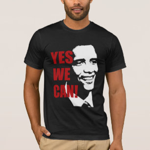Ja, we kunnen Barack Obama tot shirt