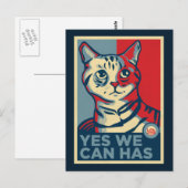 Ja, we kunnen briefkaart (Voorkant / Achterkant)