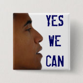 Ja we kunnen Button met Obama-profiel (Voorkant)