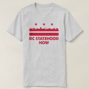 Ja, we kunnen de Washington DC-status nu vlaggen v T-shirt